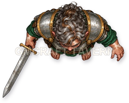Urdan Ashfield - Fighter top-down token preview