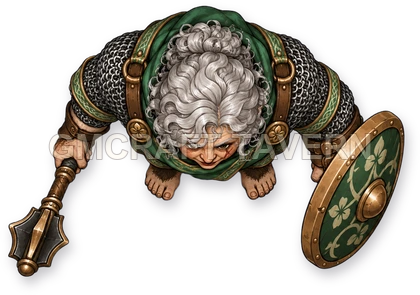 Urdan Mossridge - Paladin top-down token preview