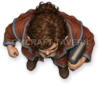 Grom Ironwell - Warlock top-down token preview