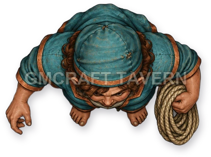 Grom Hillward - Sailor top-down token preview