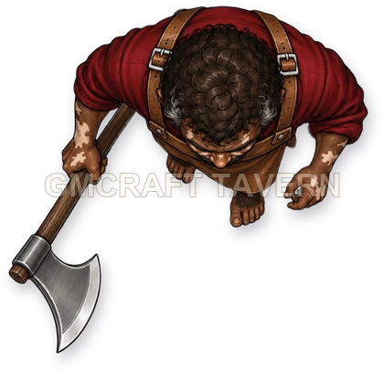 Varka Clearwell - Fighter top-down token preview