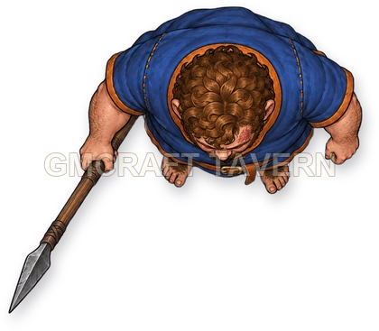 Besha Clearwell - Fighter top-down token preview
