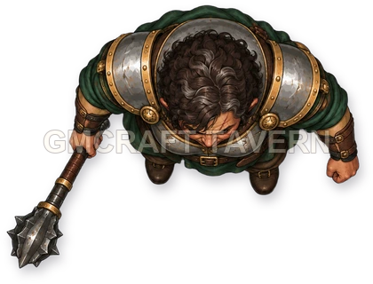 085 · Enemy 03 - Brutal Mercenary top-down token preview