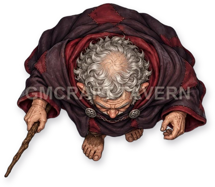 089 · Enemy 08 - Evil Witch top-down token preview