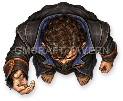 091 · Enemy 10 - Dark Warlock top-down token preview