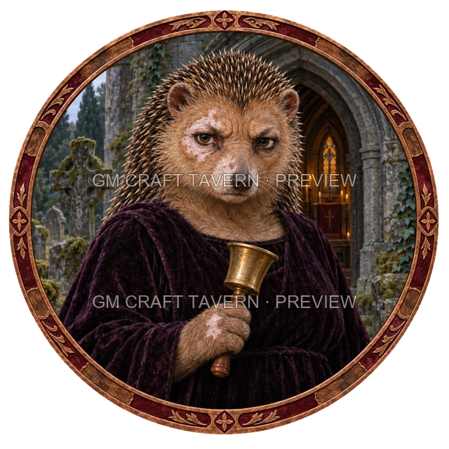 Aperçu du token vu du dessus de Durg Stonebrook - Barde