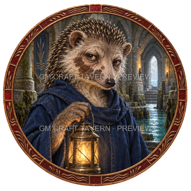Aperçu du produit Tokens de personnages hérissons 6