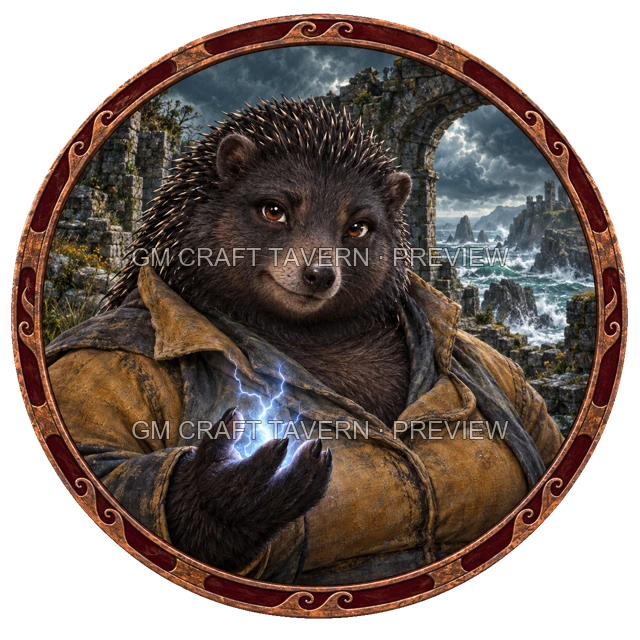 Aperçu du produit Tokens de personnages hérissons 4