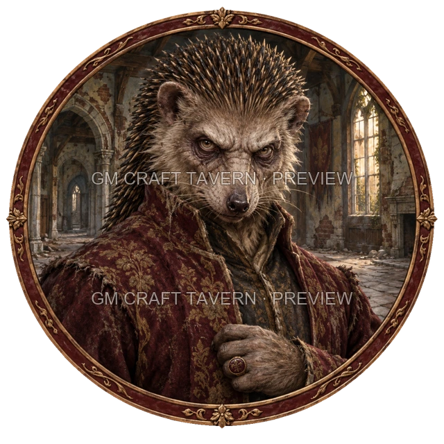 Aperçu du token vu du dessus Noble mort-vivant