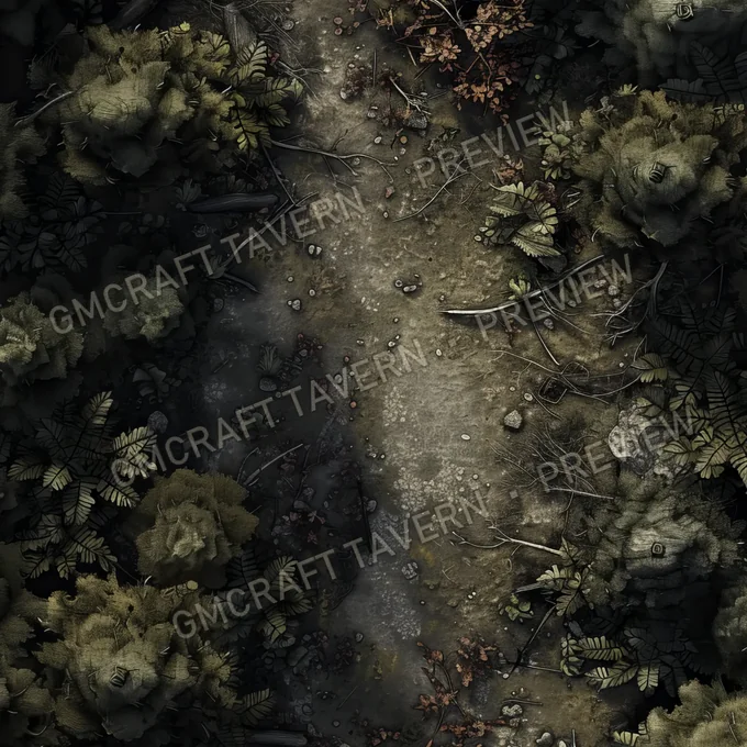 Aperçu de la battlemap Zombie Horde In Th