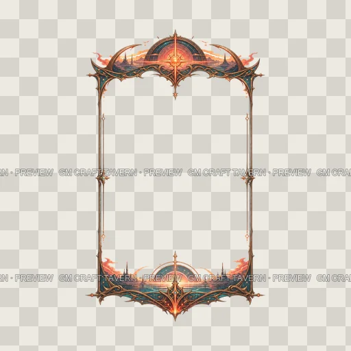 Border 10 top-down token preview