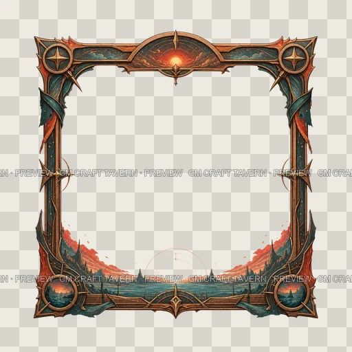 Border 12 top-down token preview