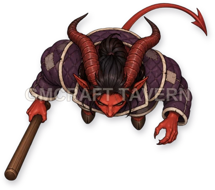Horned Devils - Guard - market constable top-down token preview