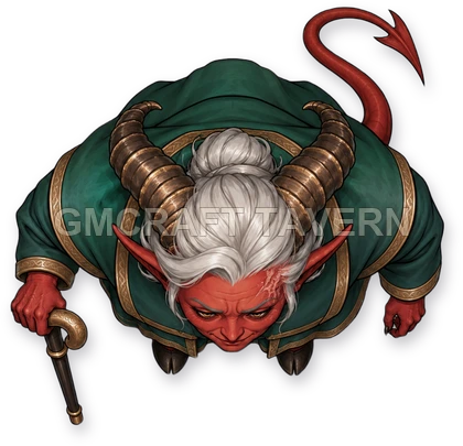Horned Devils - Noble - civic patron top-down token preview