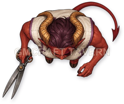 Horned Devils - Craftsperson - tailor top-down token preview
