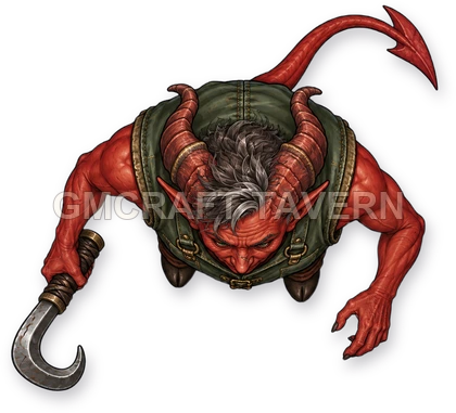 Horned Devils - Sailor - dock porter top-down token preview