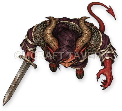 Horned Devils - Undead Soldier - Undead Soldier top-down token preview