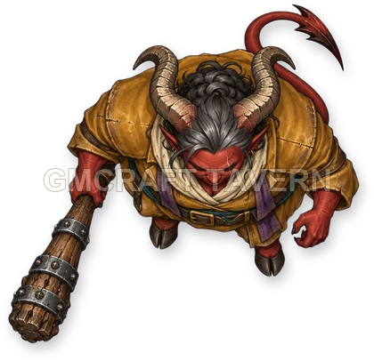Horned Devils - Slaver Warden - Slaver Warden top-down token preview
