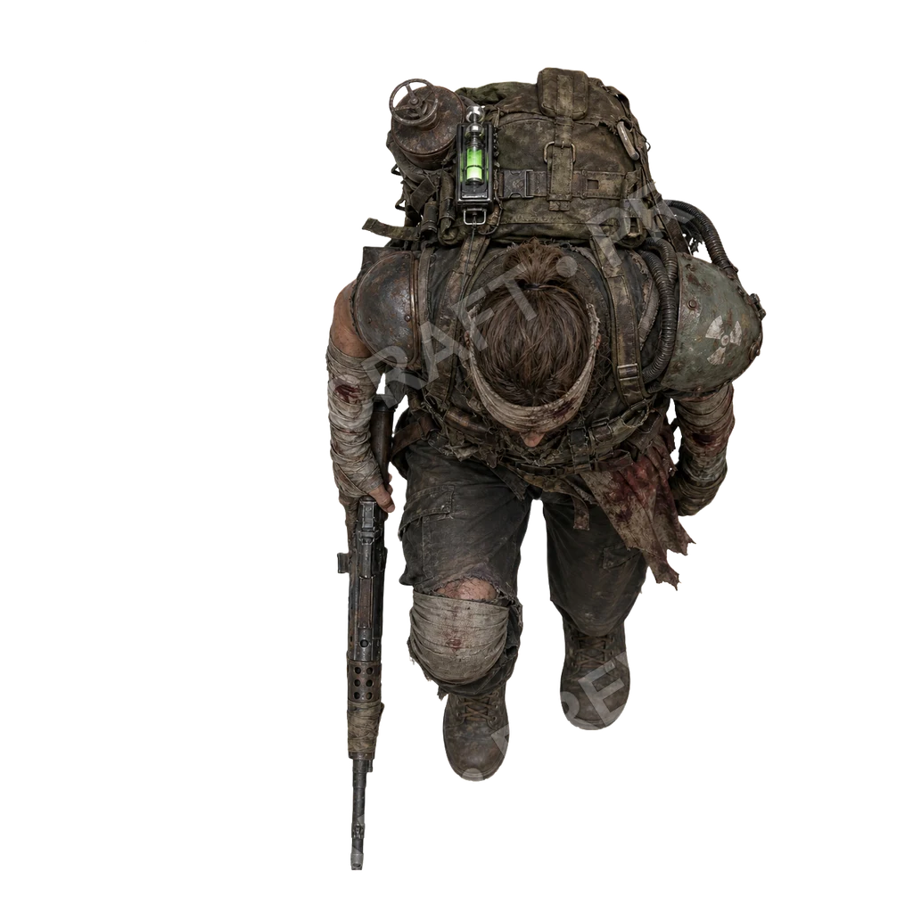 Humanoid Mutants 11 top-down token preview