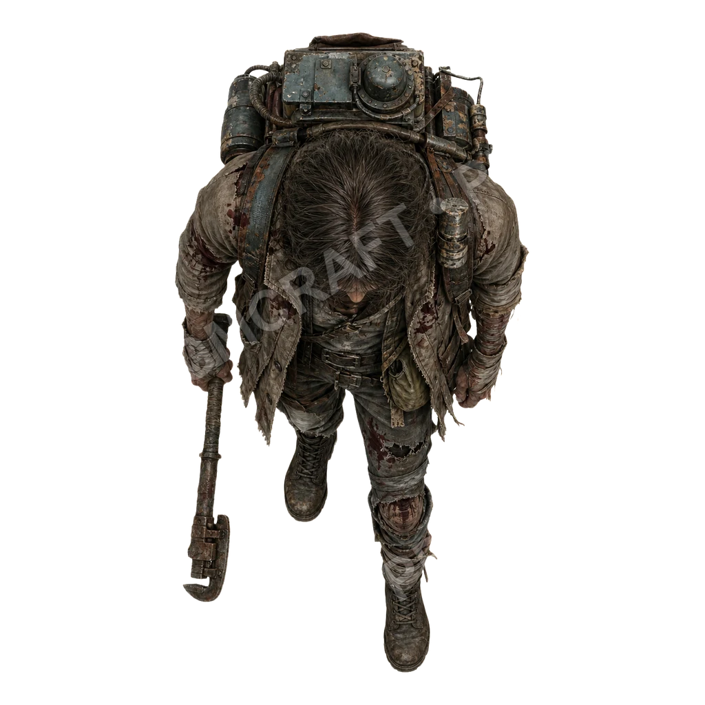 Humanoid Mutants 13 top-down token preview