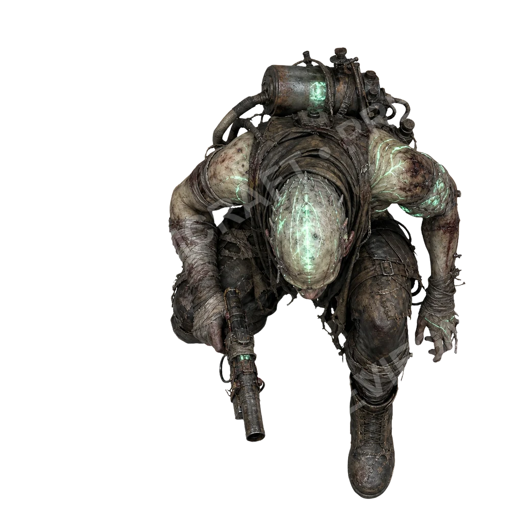 Humanoid Mutants 15 top-down token preview