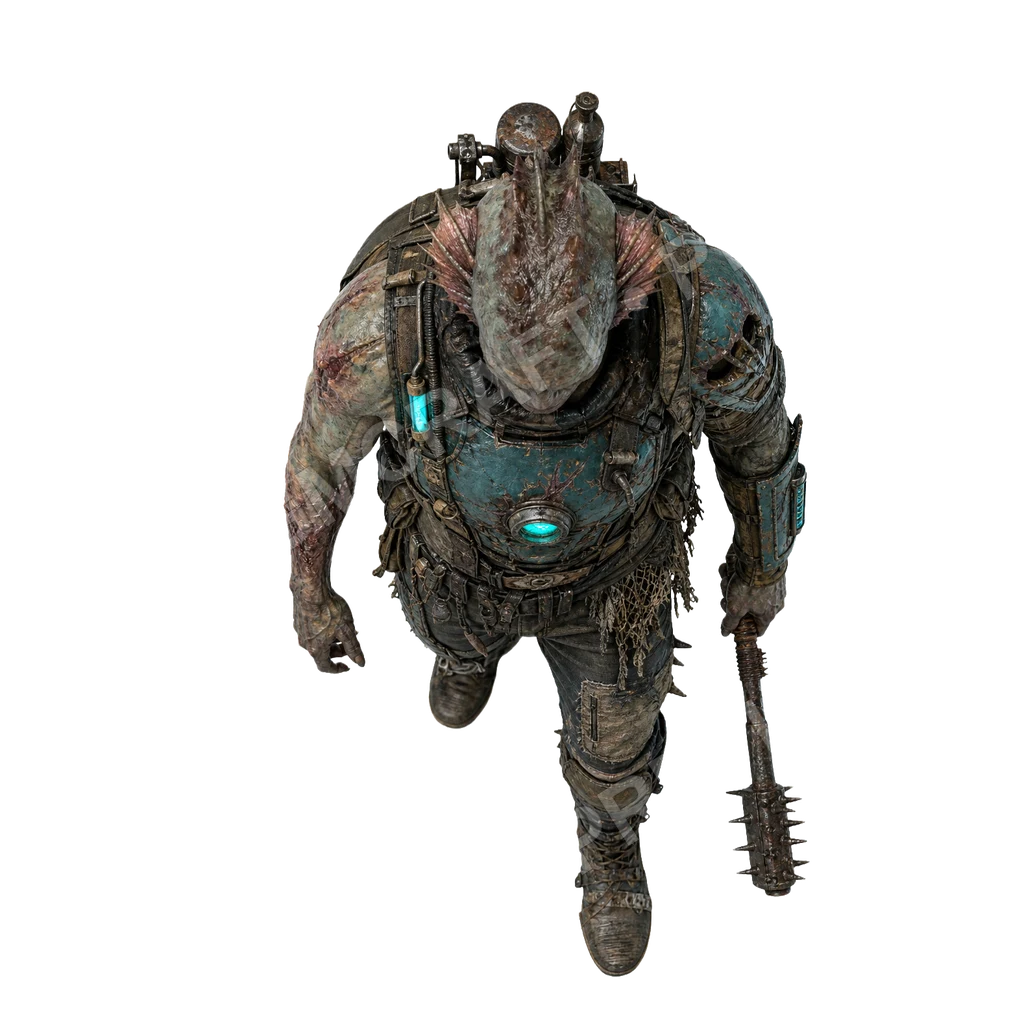 Humanoid Mutants 34 top-down token preview