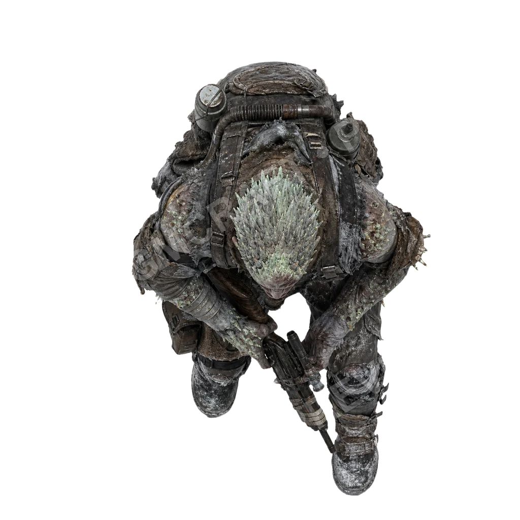 Humanoid Mutants 45 top-down token preview