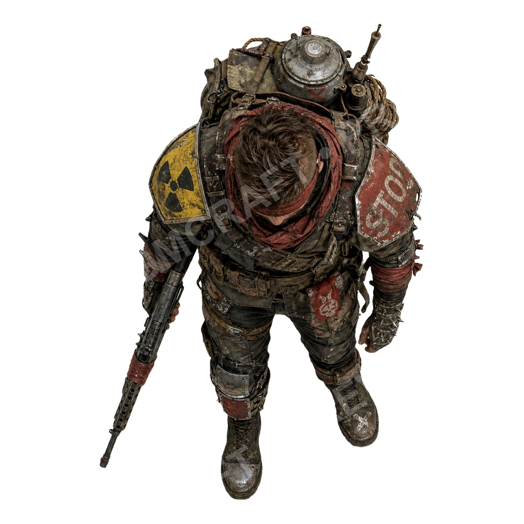 Humanoid Mutants 46 top-down token preview