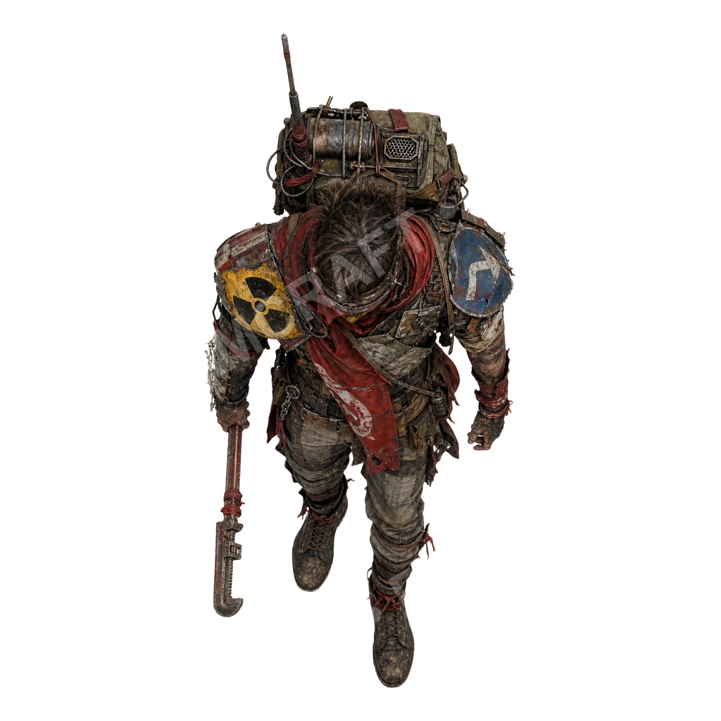 Humanoid Mutants 48 top-down token preview