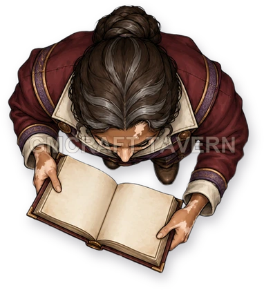 Aperçu du token vu du dessus de Durg Ironwell - Magicien