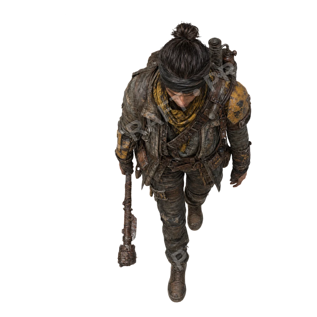 Hunters Trackers 09 top-down token preview