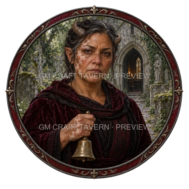 Aperçu du token vu du dessus de Durg Stonebrook - Barde