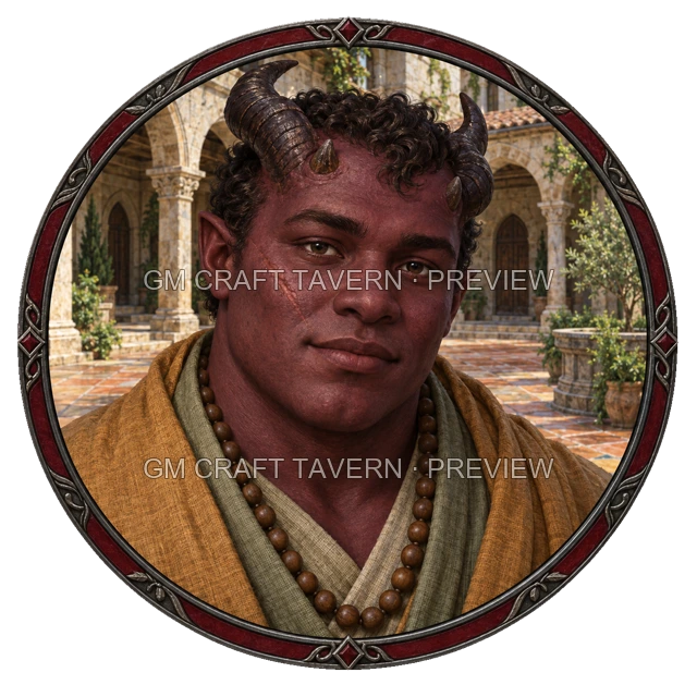 Aperçu du token vu du dessus de Besha Ashfield - Moine