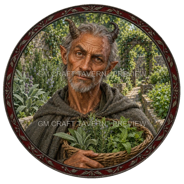 Morga Deepgrove - aperçu de token de guérisseur vu du dessus