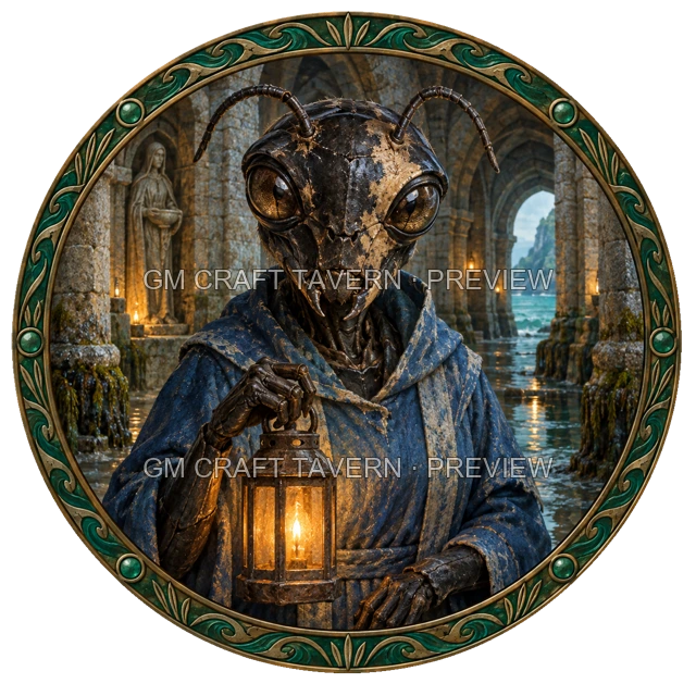 Aperçu du token vu du dessus de Urdan Reedvale - Clerc