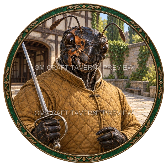 Aperçu du token vu du dessus de Varka Ashfield - Guerrier