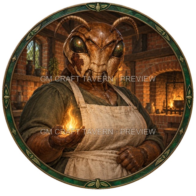 Aperçu du token vu du dessus de Durg Duskford - Ensorceleur