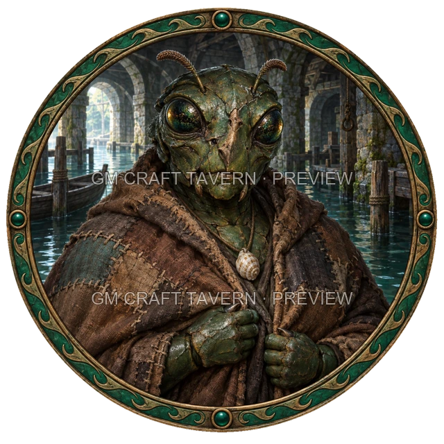 Aperçu du token vu du dessus de Urdan Ironwell - Occultiste