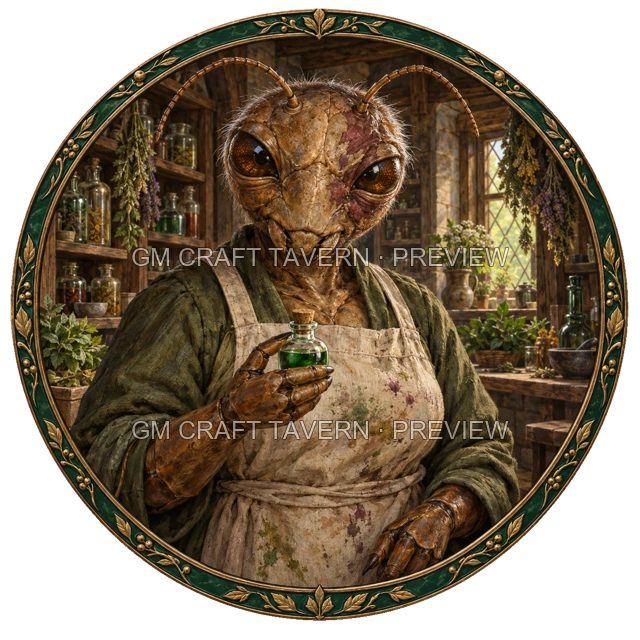 Aperçu du token vu du dessus de Urdan Birchhaven - Artificier