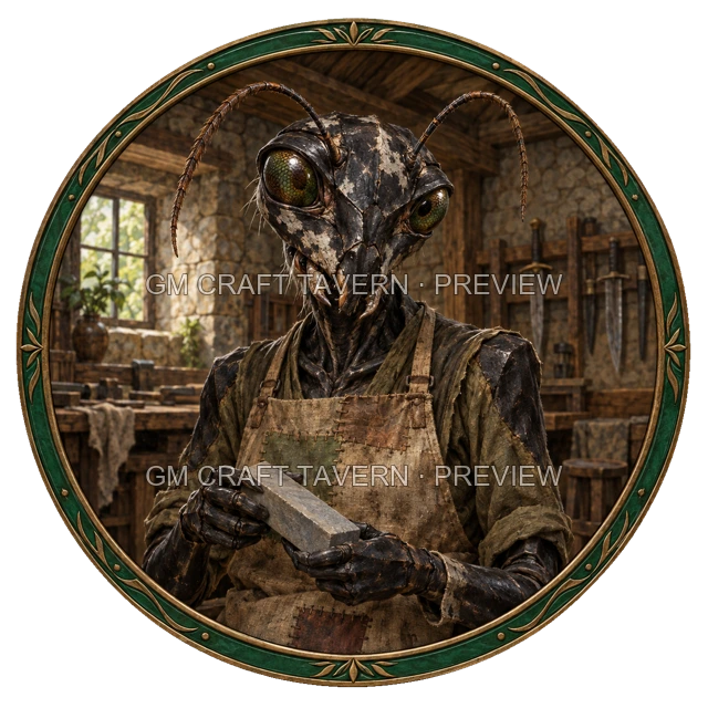 Urdan Westmere - aperçu de token de forgeron vu du dessus