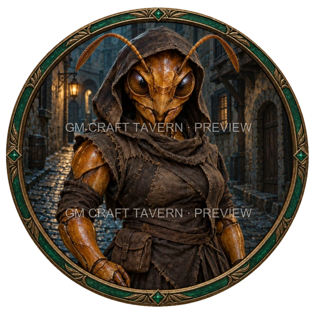Aperçu de token de voleur vu du dessus
