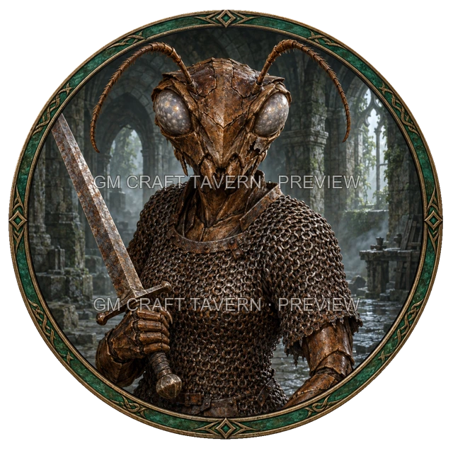 Aperçu de token de soldat mort-vivant vu du dessus