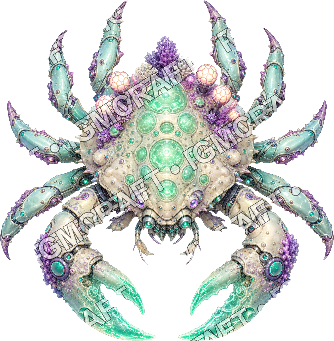 Aperçu du token vu du dessus du crabe Lusterclaw