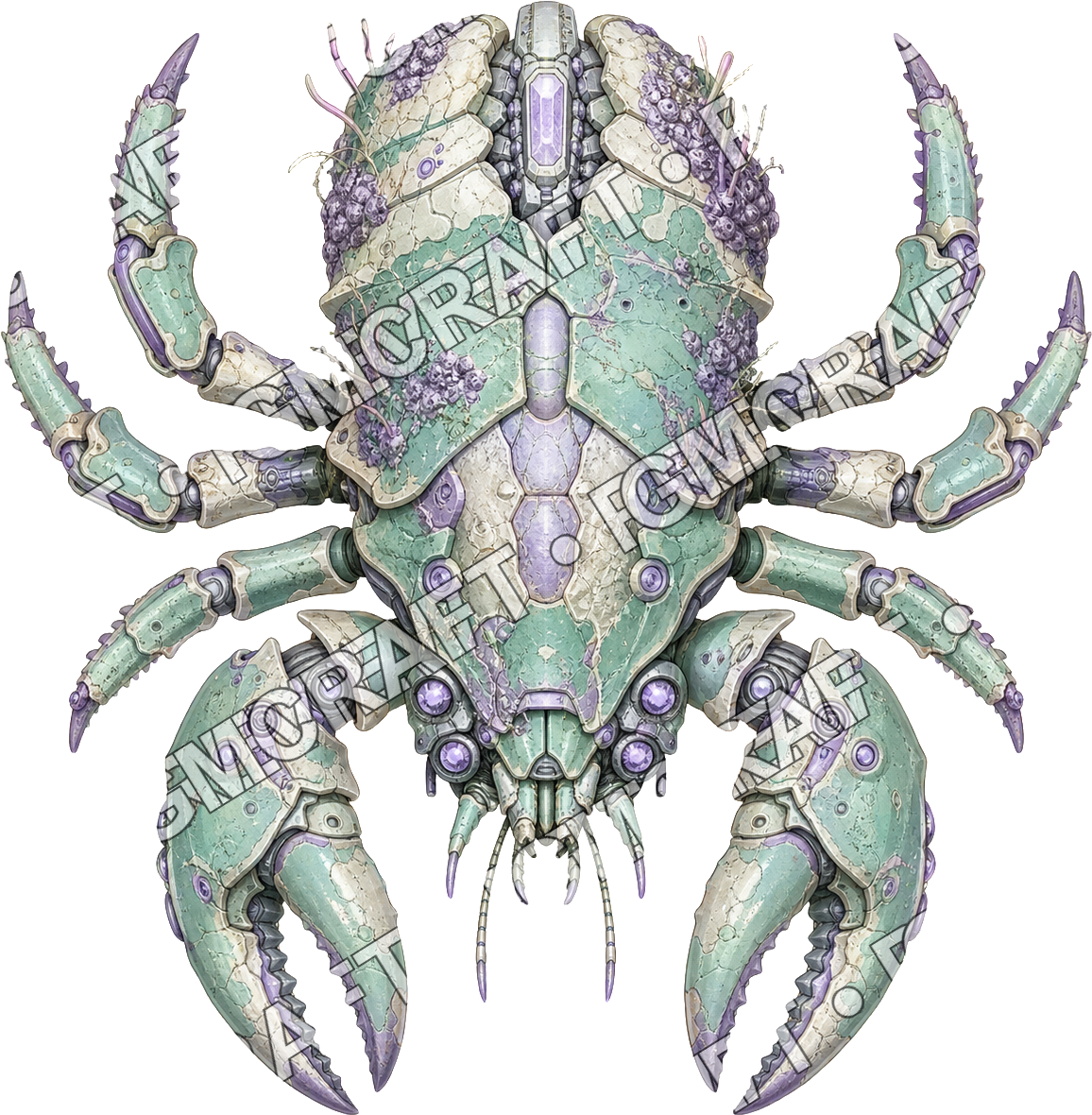 Aperçu du token vu du dessus du crabe Marshshell