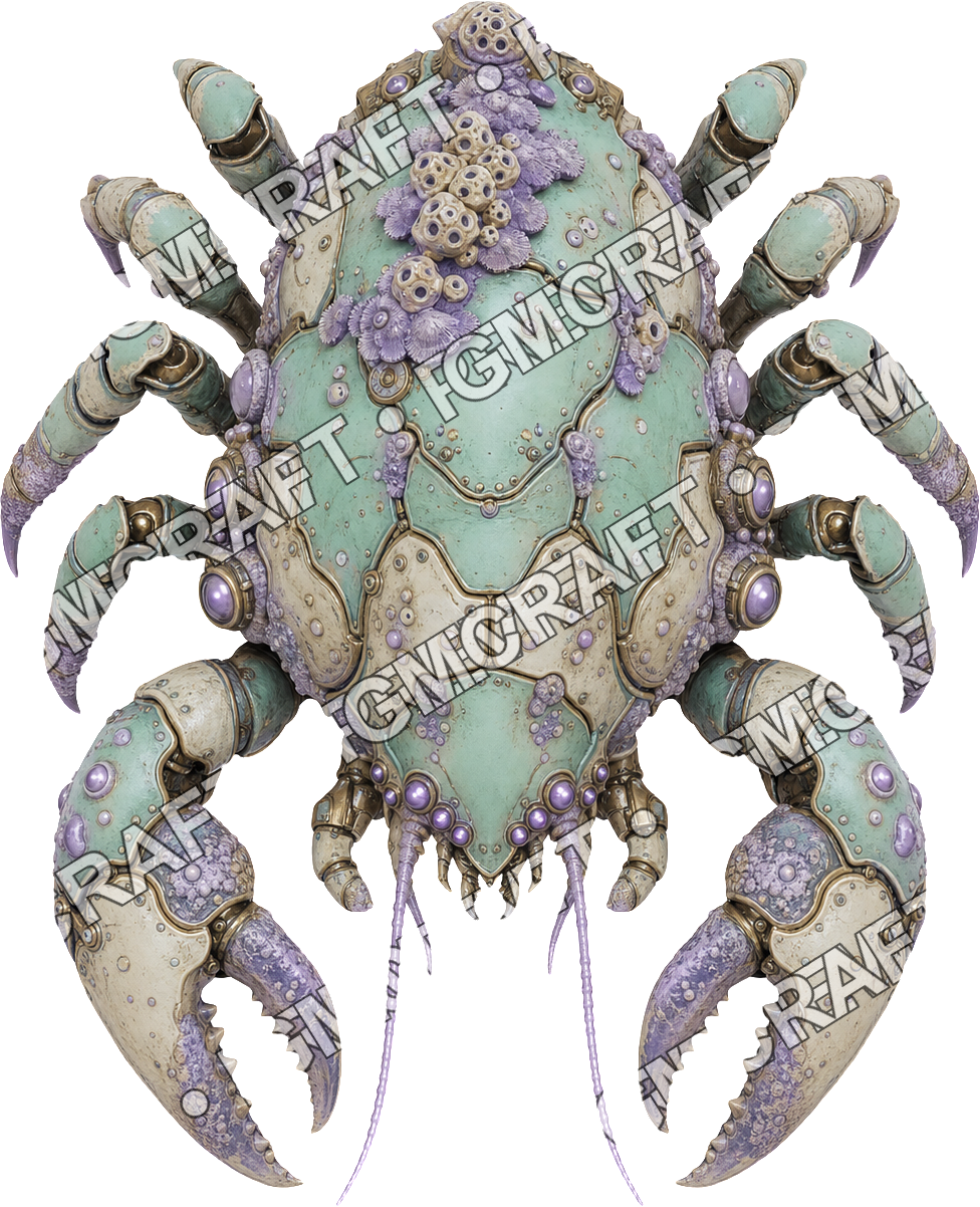 Aperçu du token vu du dessus du crabe Sporeclamp