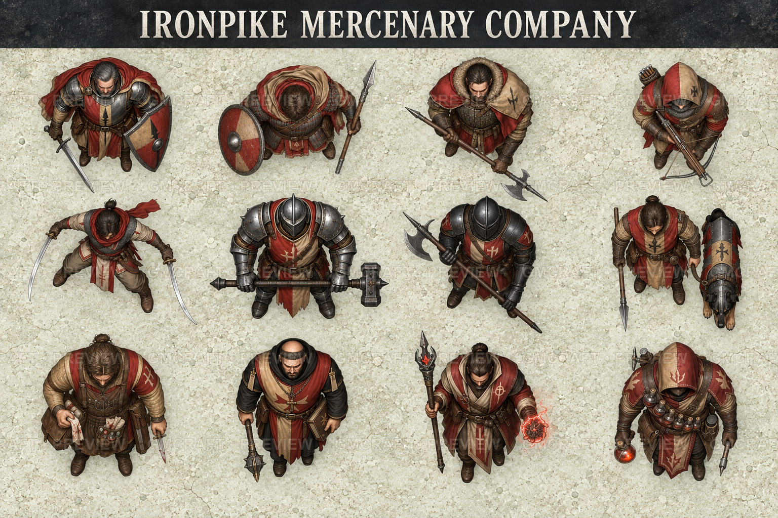 Ironpike Mercenary Company product preview 1