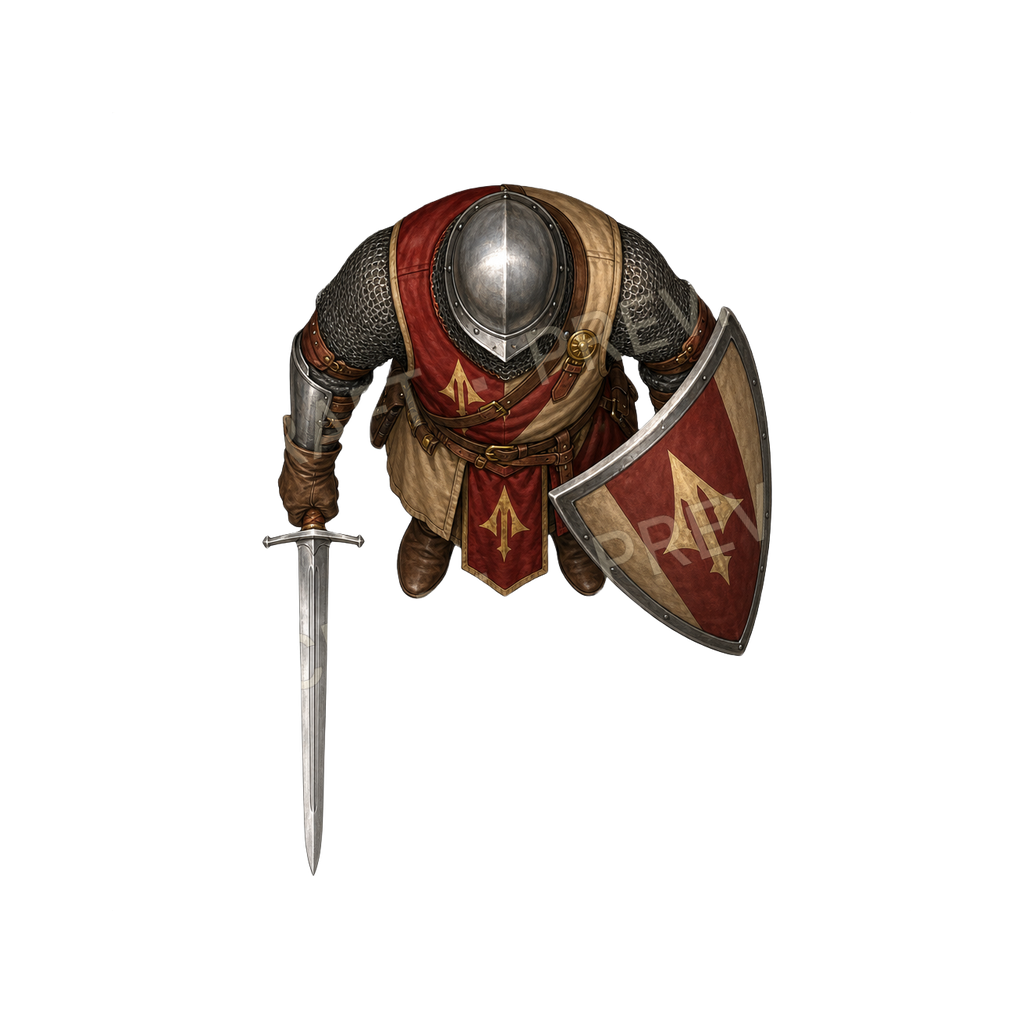 Ironpike Lieutenant top-down token preview