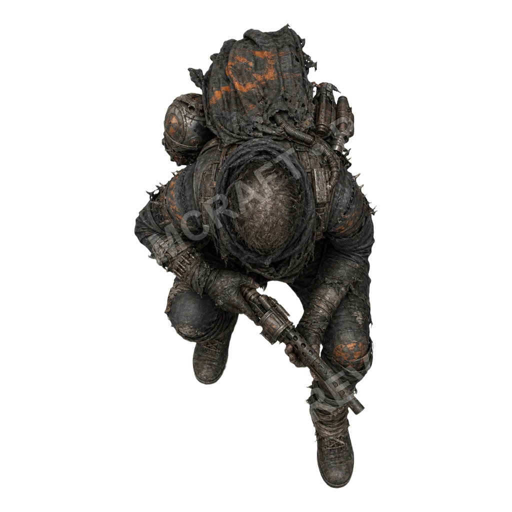 Irradiated Apex Predators 27 top-down token preview
