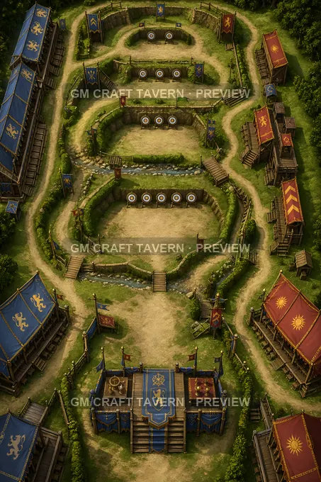 Archery Final Grounds battlemap preview