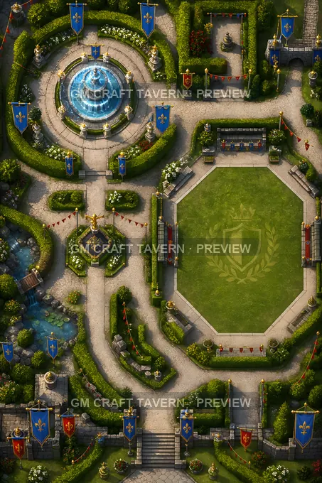 Victory Garden battlemap preview